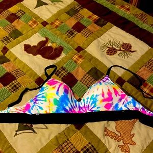 Pink Victoria Secret Tie Dye Bra 34C